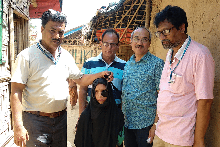 2.14pc Rohingya Refugees aged 50 or above are blind: RAAB Study