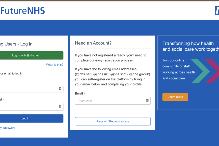 Eye Care Hub - FutureNHS Collaboration Platform